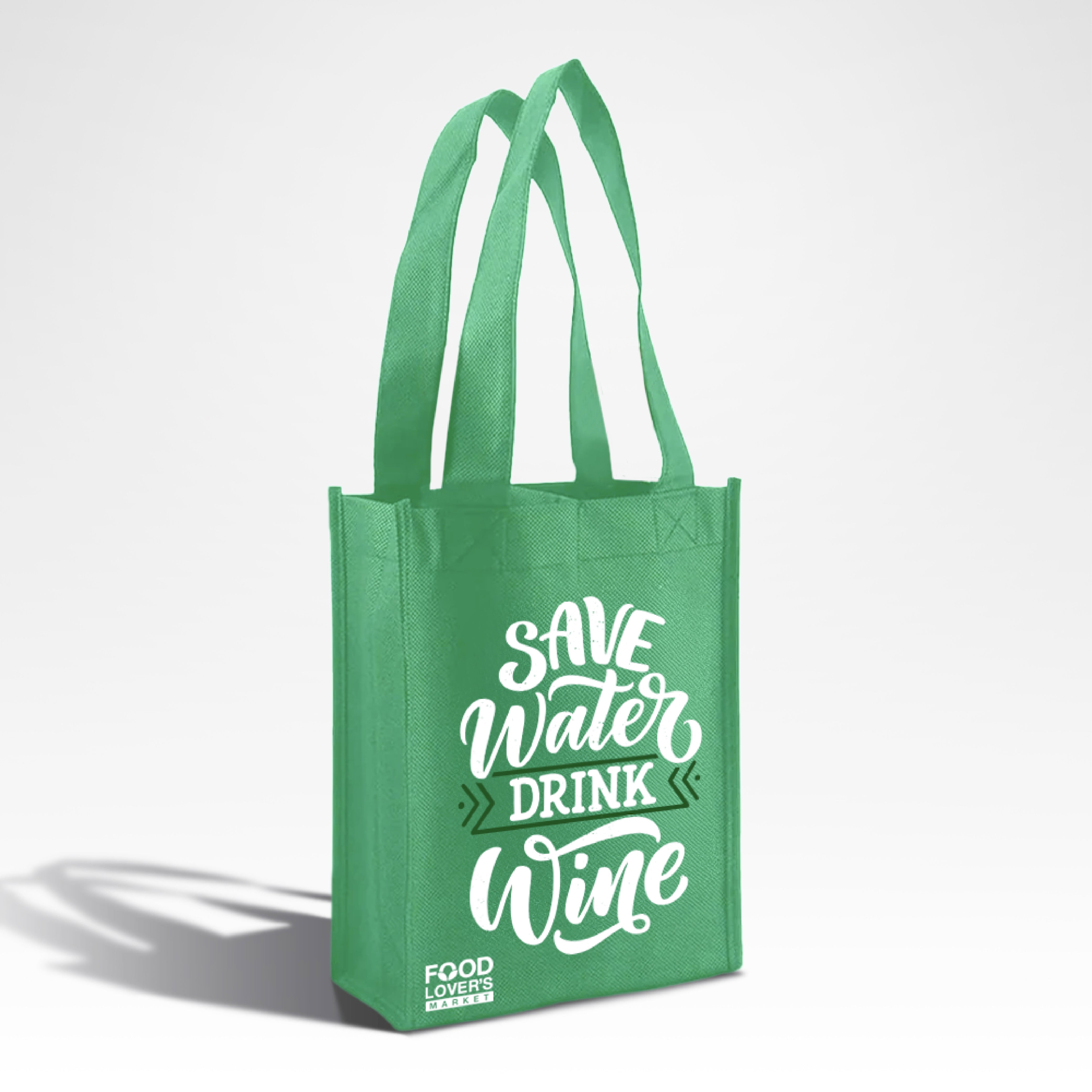 Reusable Wine Bag for 2 Bottles | 80GSM, 7.6L