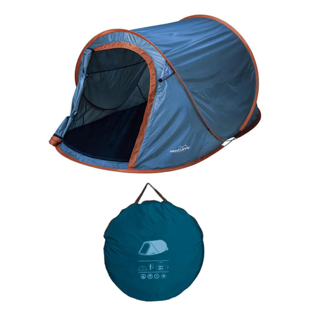 Camping-Pop-Up-Zelt – 2 Personen – Blau