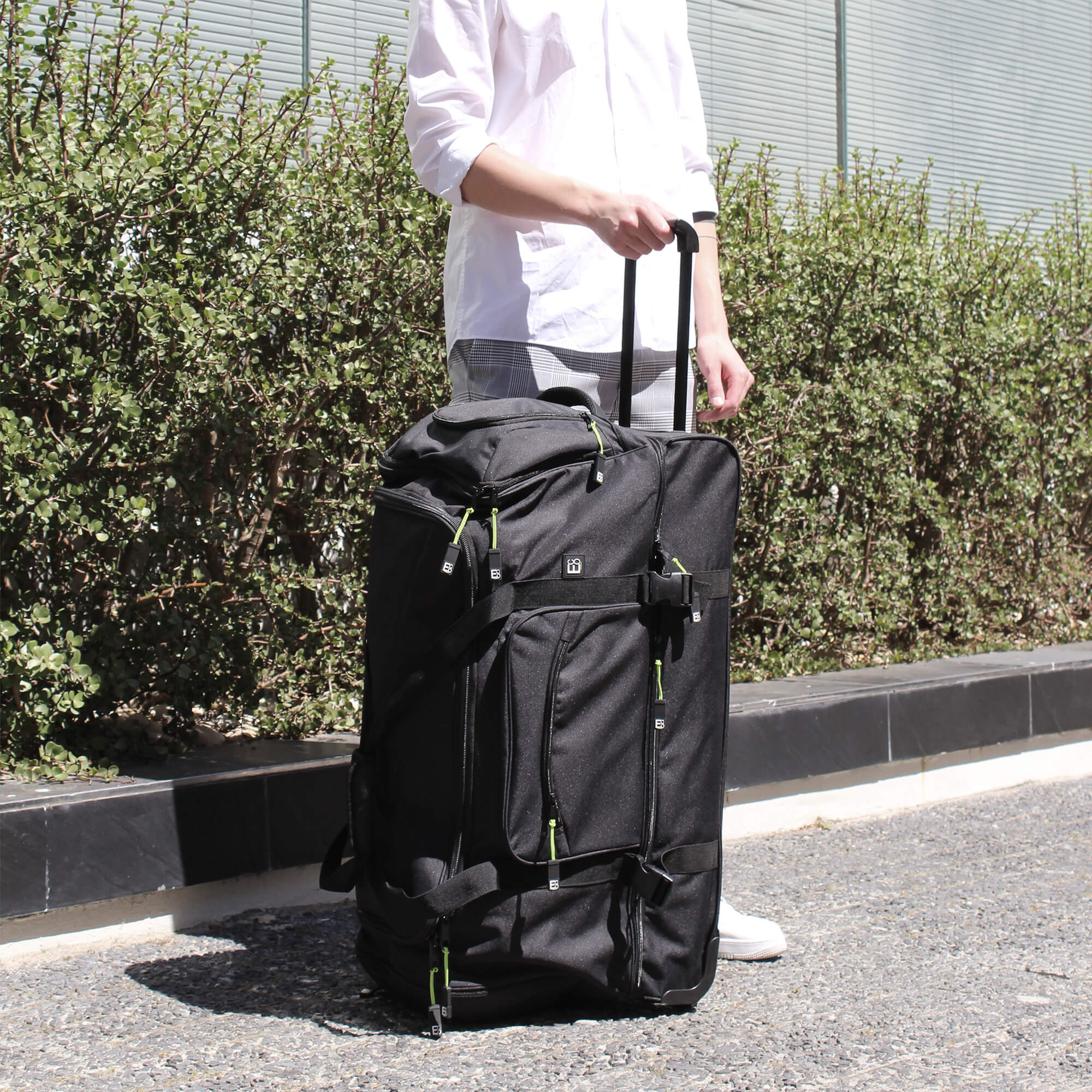 Extra Large Roller Trolley Duffel Travel Bag - 75cm