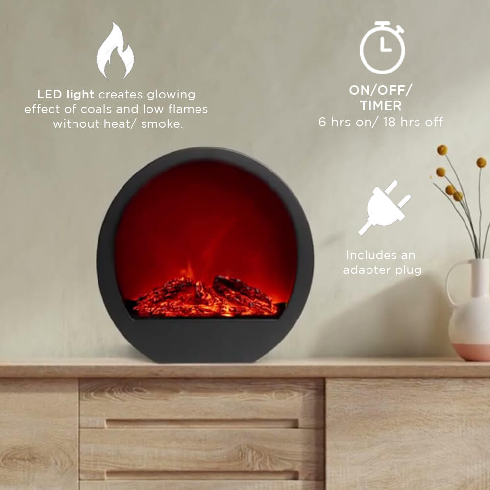 Chimenea LED portátil