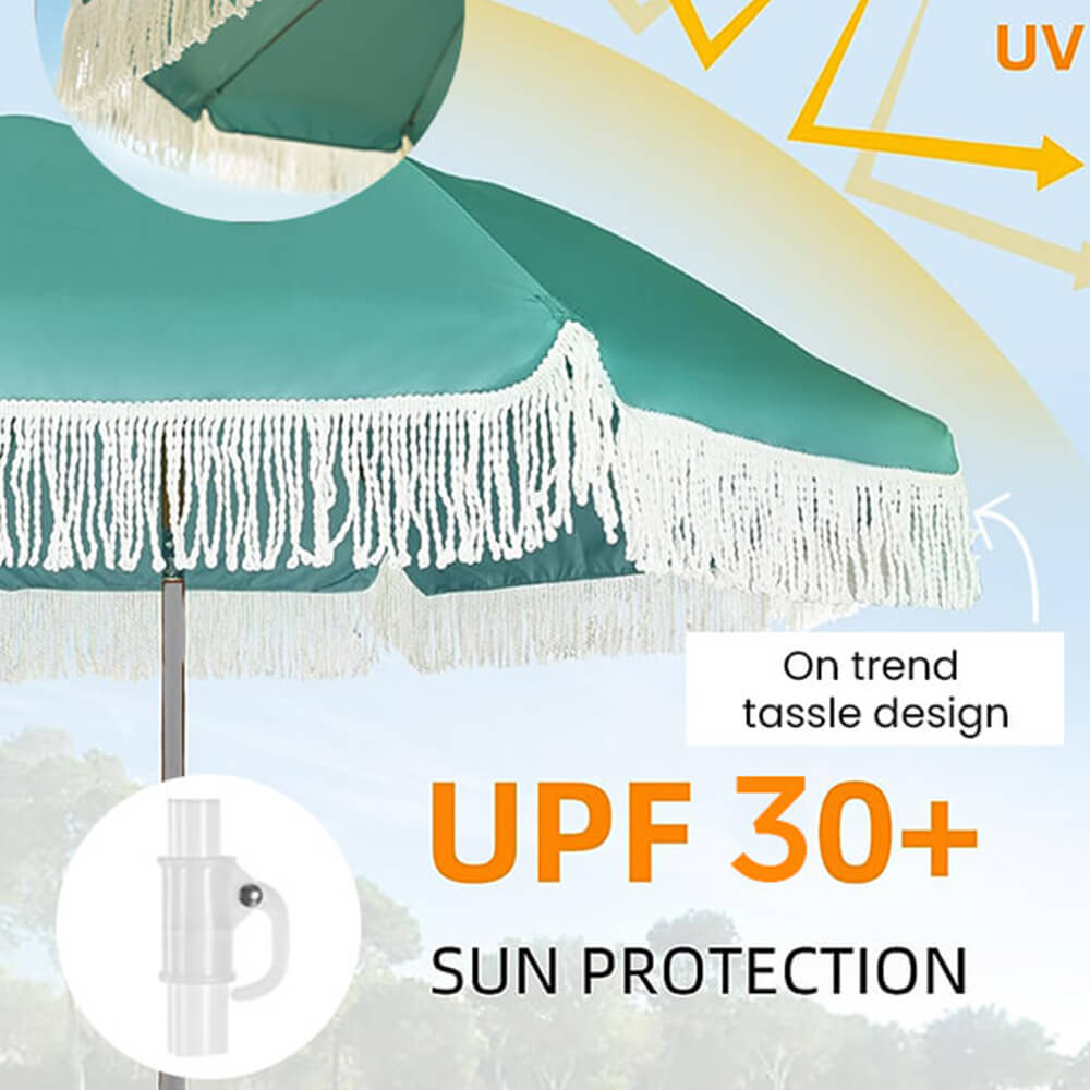 Tassle Beach Umbrella - UV30+