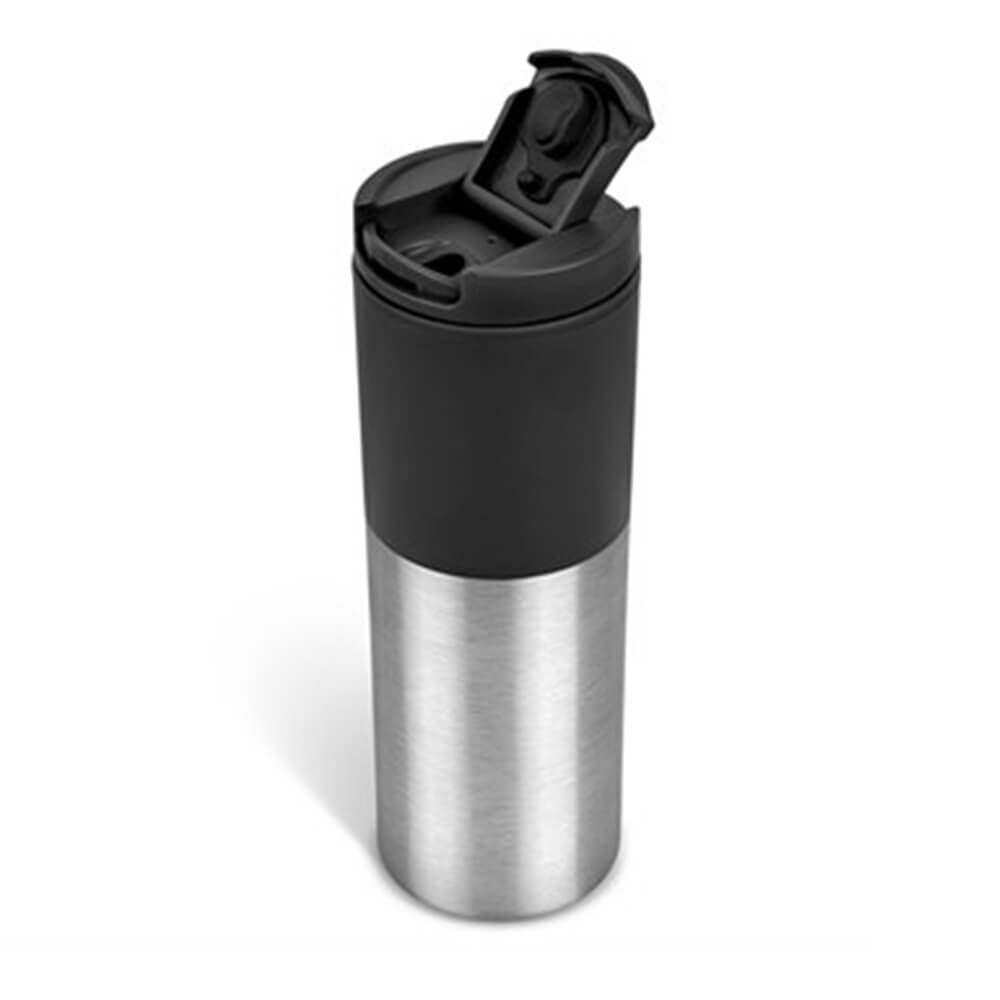 Typhoon Stainless Steel Steel & Plastic Double Wall Tumbler- 450 ml