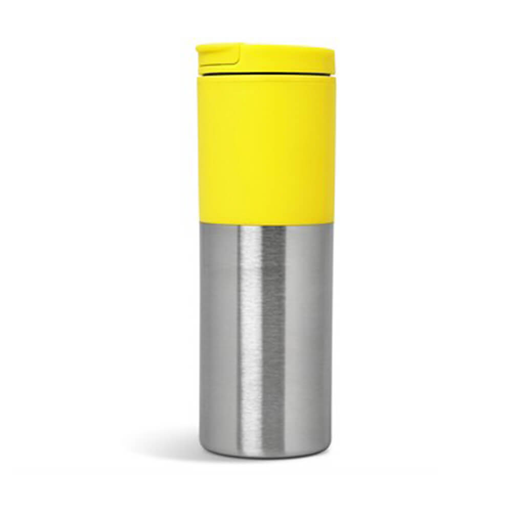 Typhoon Stainless Steel Steel & Plastic Double Wall Tumbler- 450 ml