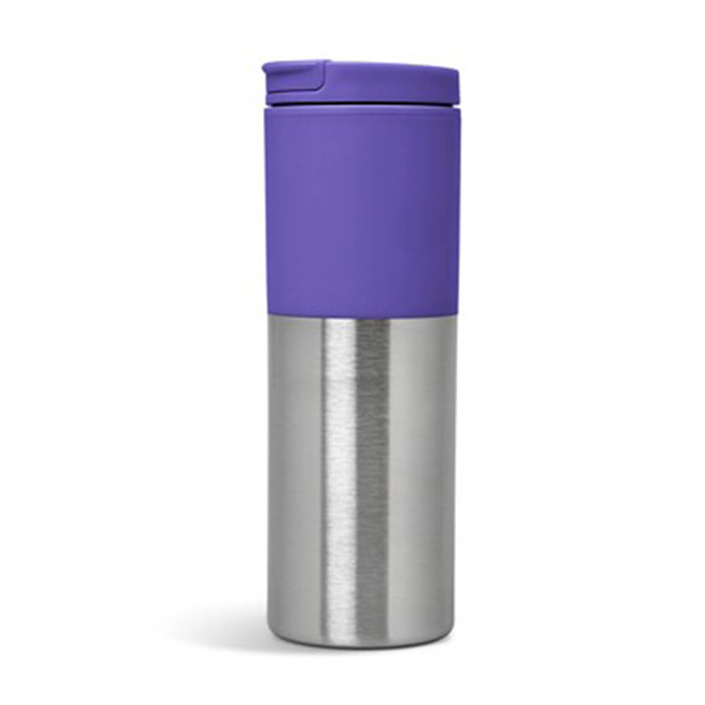 Typhoon Stainless Steel Steel & Plastic Double Wall Tumbler- 450 ml