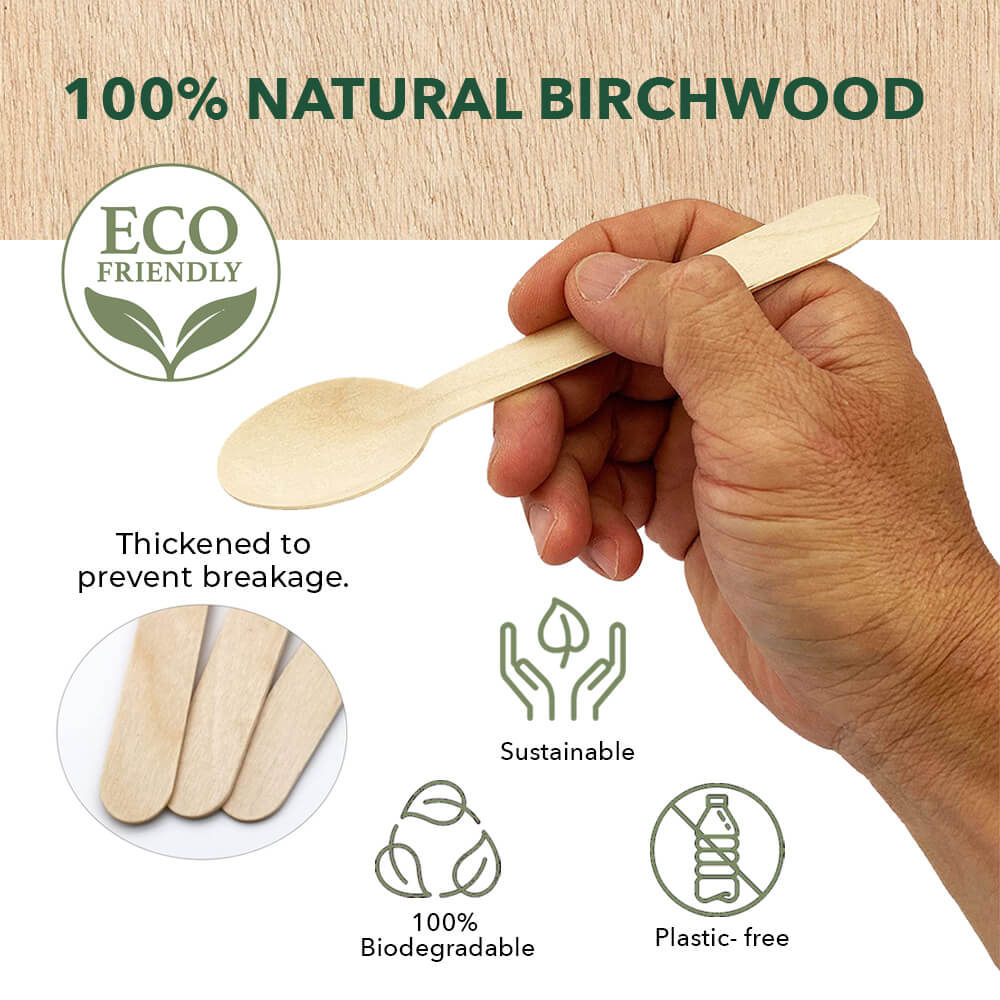 Birchwood Spoon Set - 20 Pieces