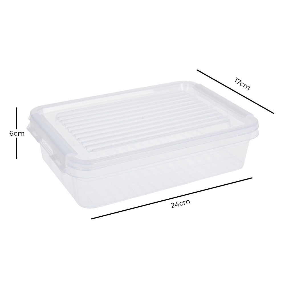 Recipiente para Alimentos con Clips - 1800ml - Sin BPA