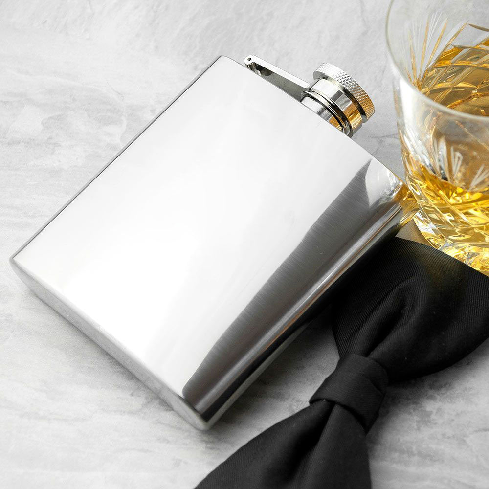 207ml, 6.93oz Stainless steel hip flask with attached screw-on lid is perfect for parties, events and traveling. It has a handy screw top lid that is attached to the flask to prevent spills. You can decant brandy, gin, other alcohols from the bottle. Its rectangular shape means it fits in pants or jacket pockets. Bags Direct wholesale online shop 170422590