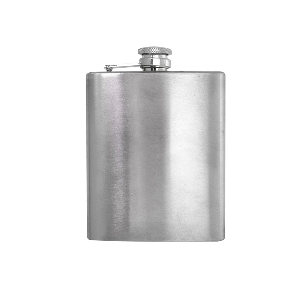 207ml, 6.93oz Stainless steel hip flask with attached screw-on lid is perfect for parties, events and traveling. It has a handy screw top lid that is attached to the flask to prevent spills. You can decant brandy, gin, other alcohols from the bottle. Its rectangular shape means it fits in pants or jacket pockets. Bags Direct wholesale online shop 170422590