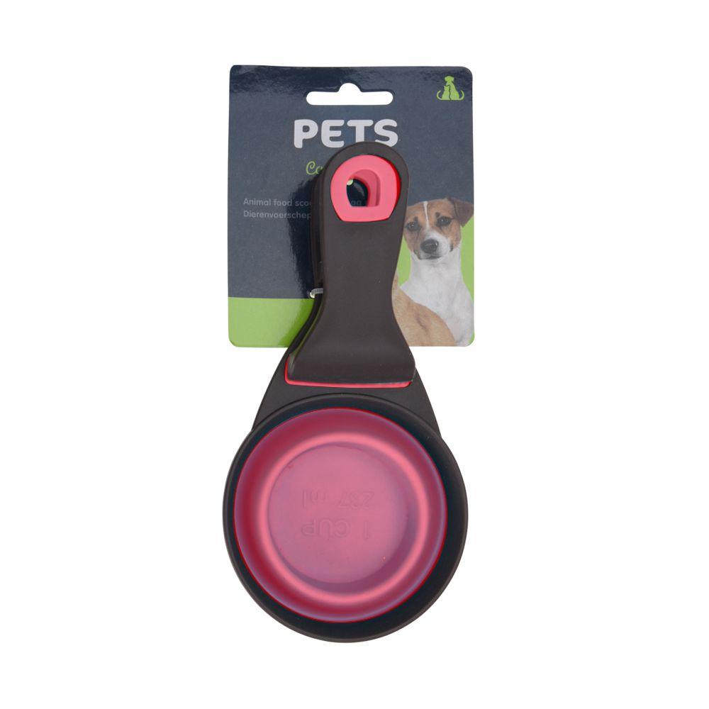 Pet Food Scoop with Folding Function - 237ml- Flatpack Design