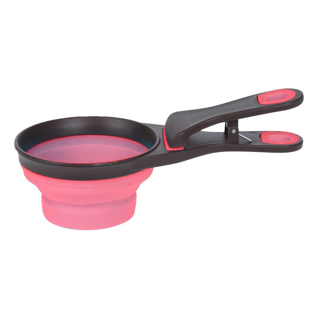 Pet Food Scoop with Folding Function - 237ml- Flatpack Design