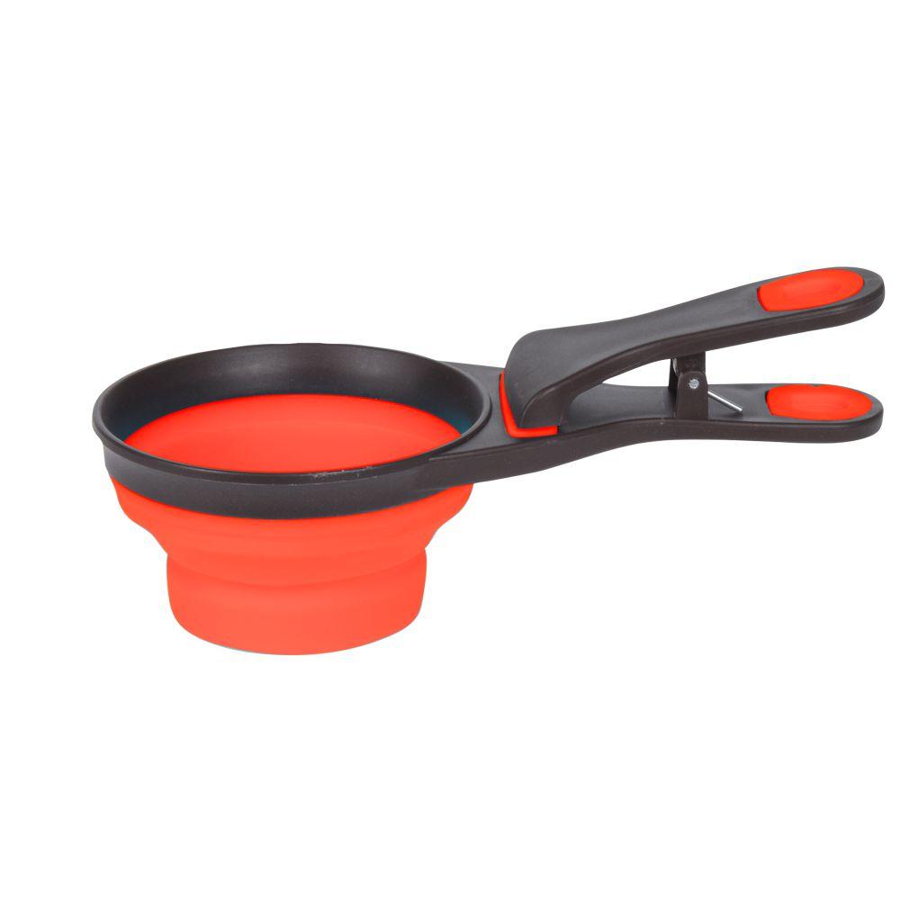 Pet Food Scoop with Folding Function - 237ml- Flatpack Design