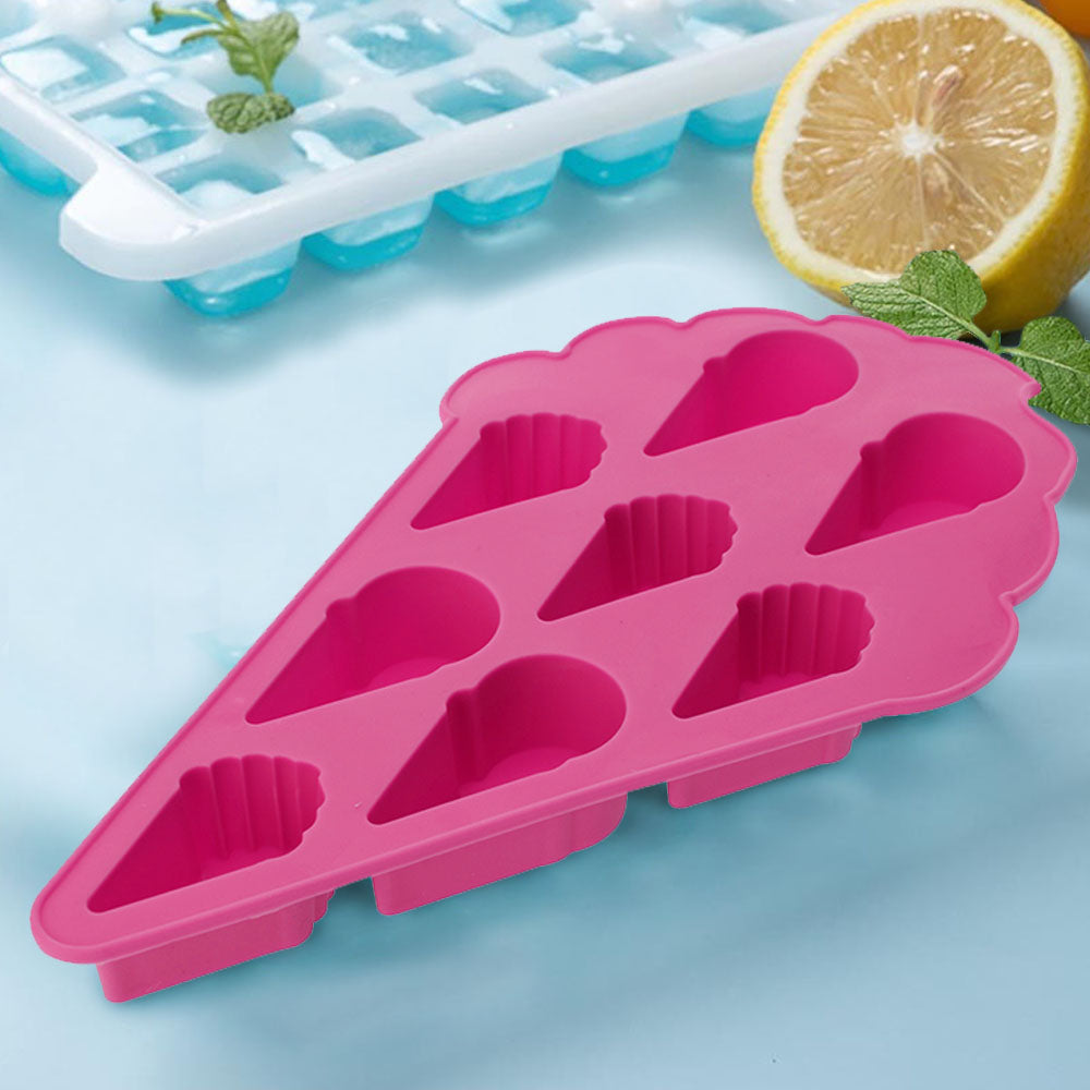 Ice Cube Tray - Ice Cream Shape - Rubber