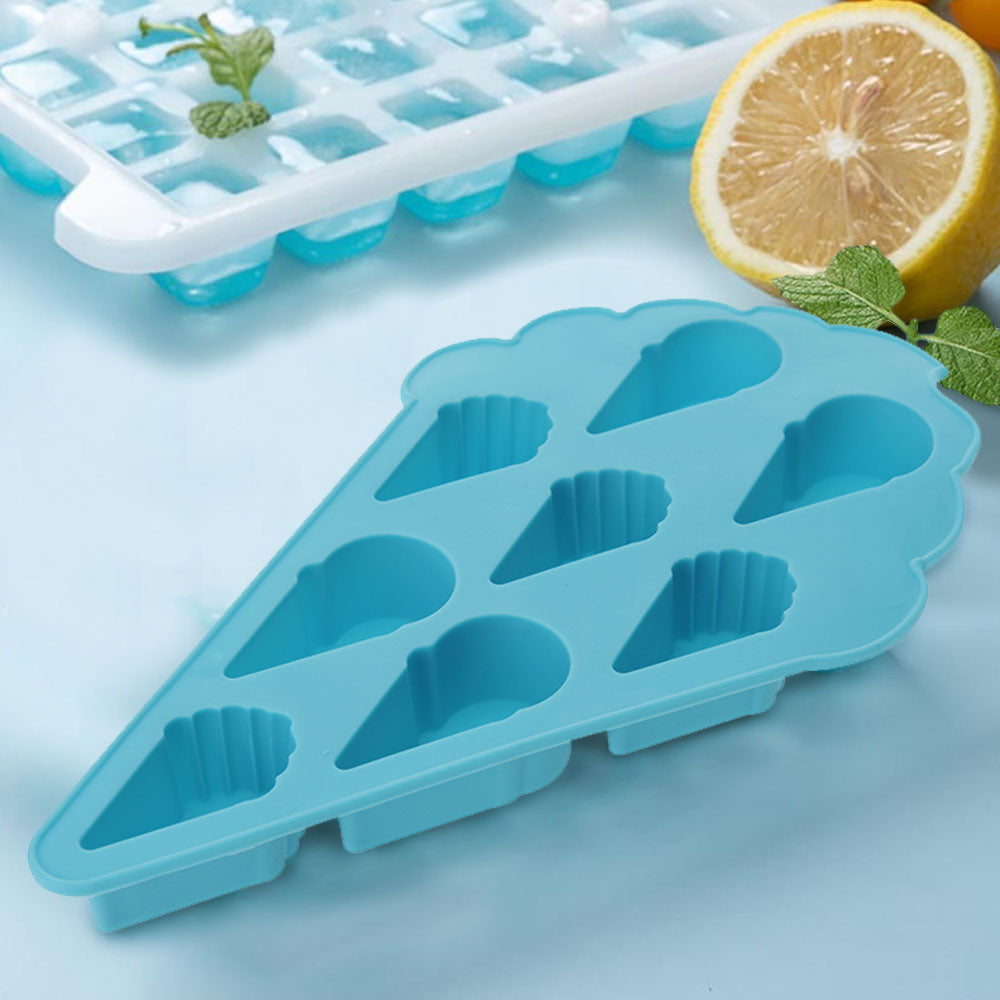 Ice Cube Tray - Ice Cream Shape - Rubber