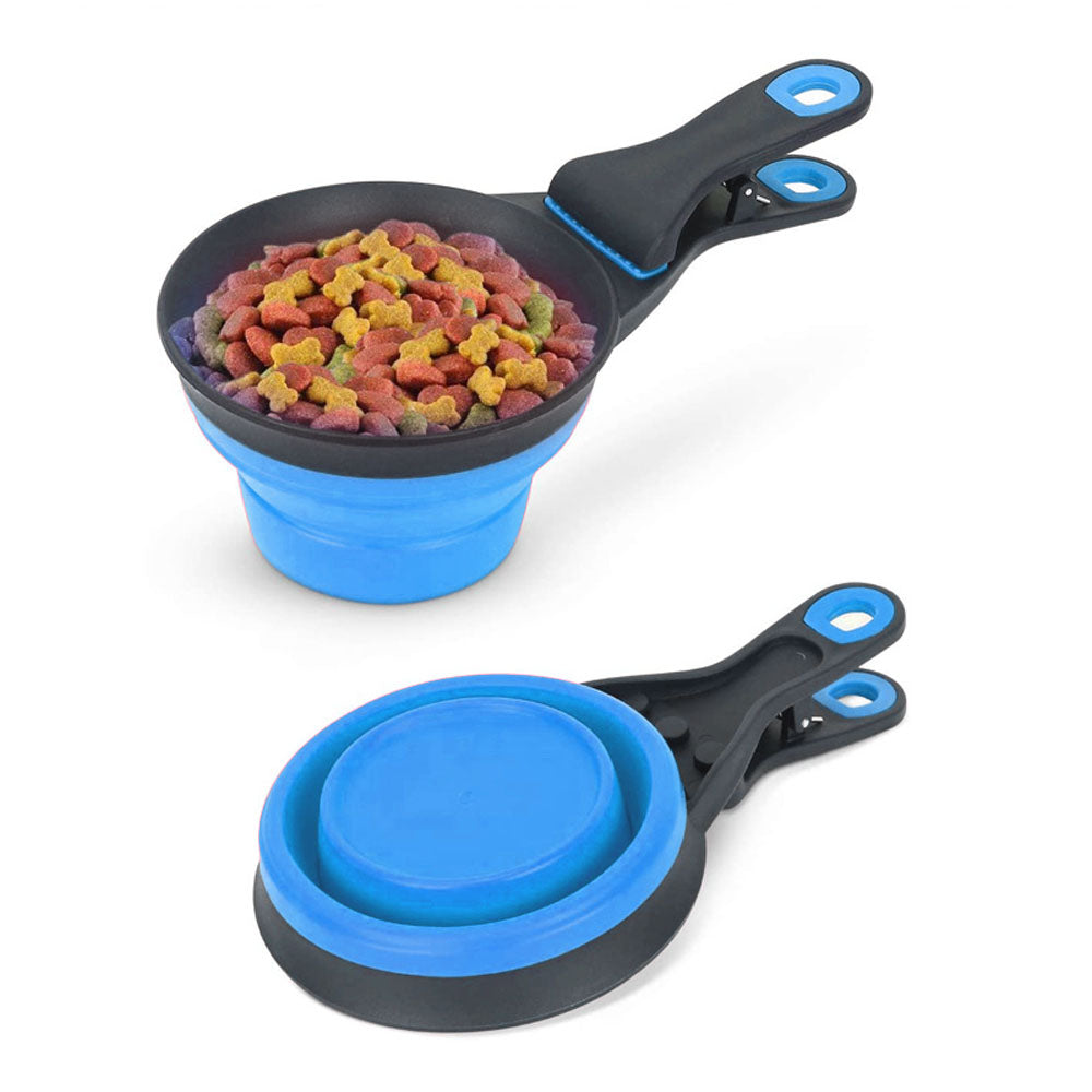 Pet Food Scoop with Folding Function - 237ml- Flatpack Design