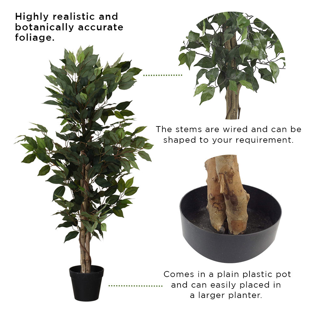 Large Artificial Plant in Pot - 115cm