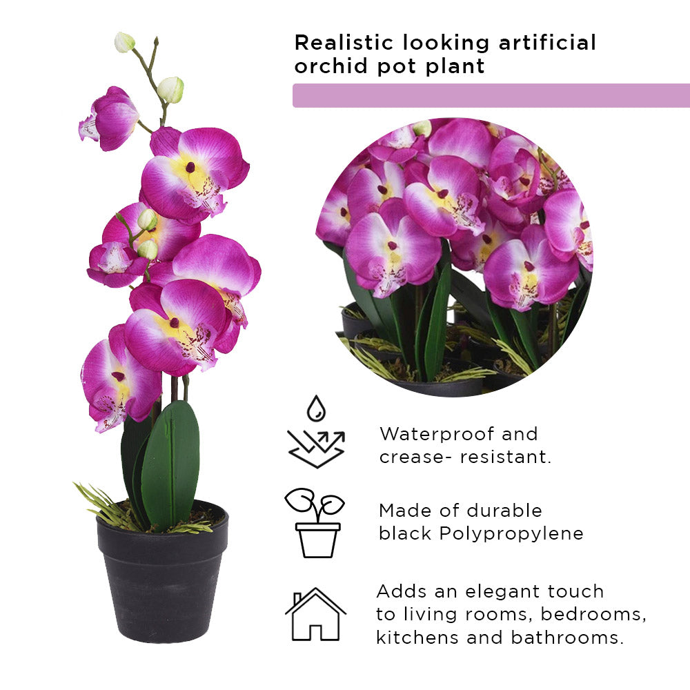 Artificial Orchid Plant in Pot