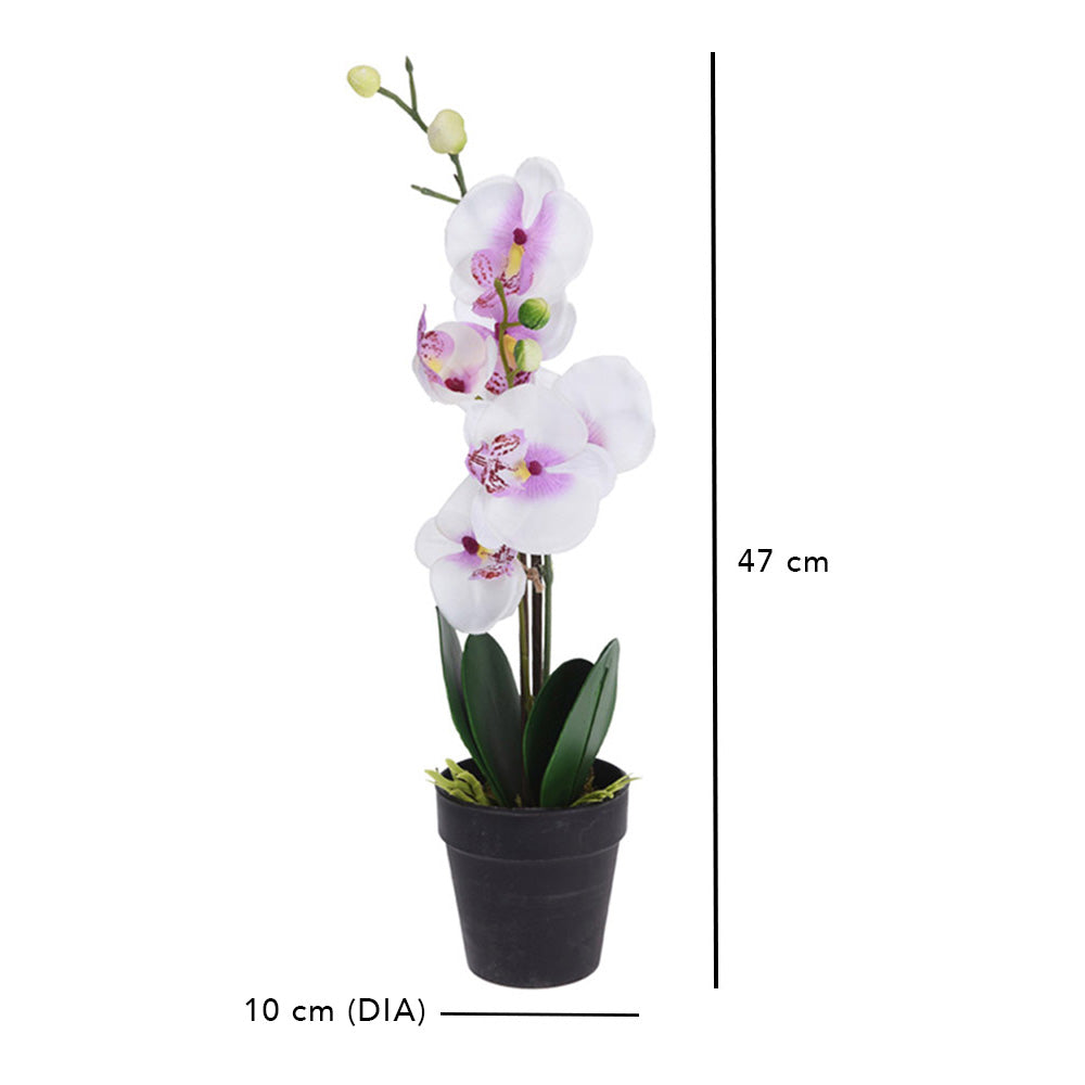 Künstliche Orchideenpflanze im Topf 