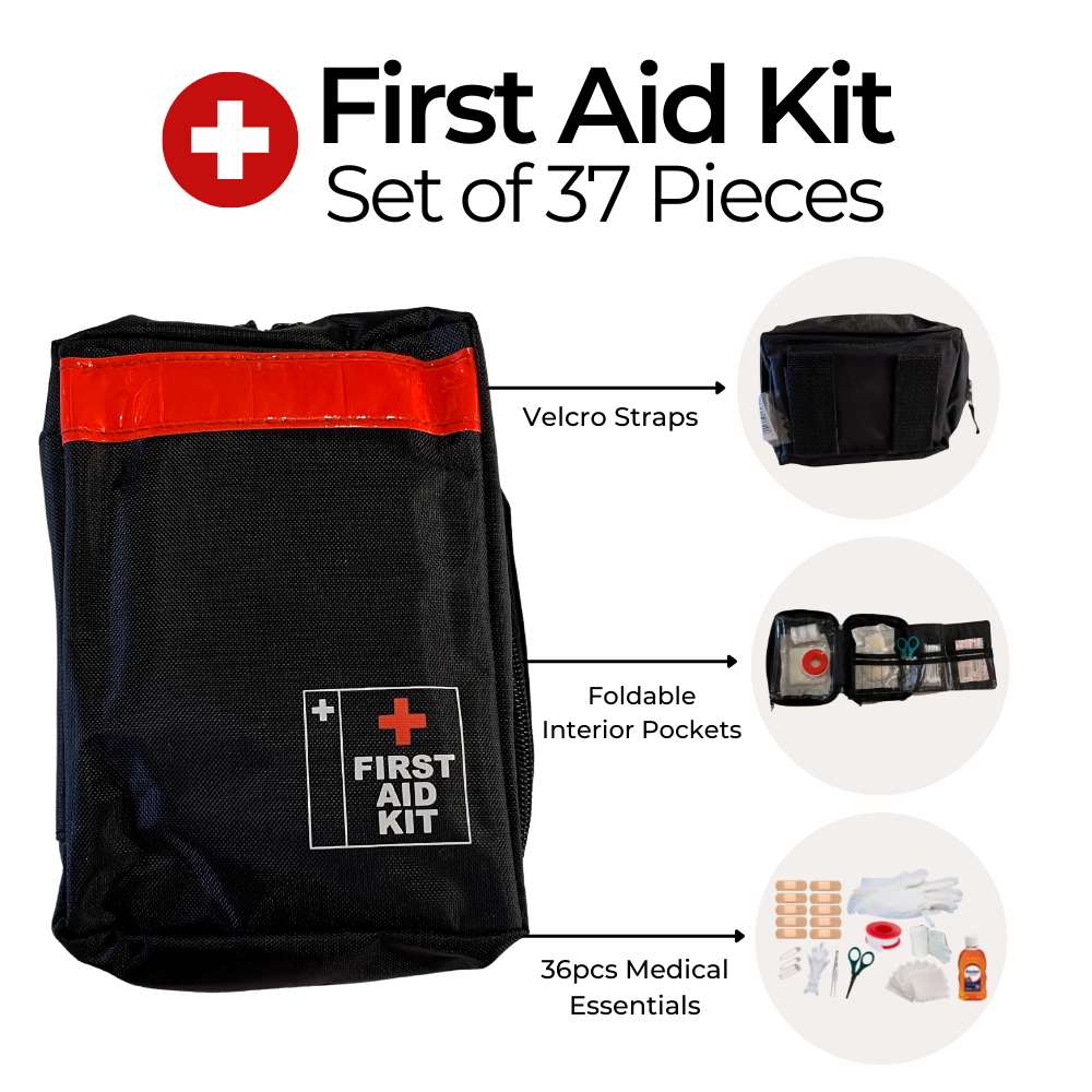 First Aid Kit Set - 37 Pieces - All-Purpose