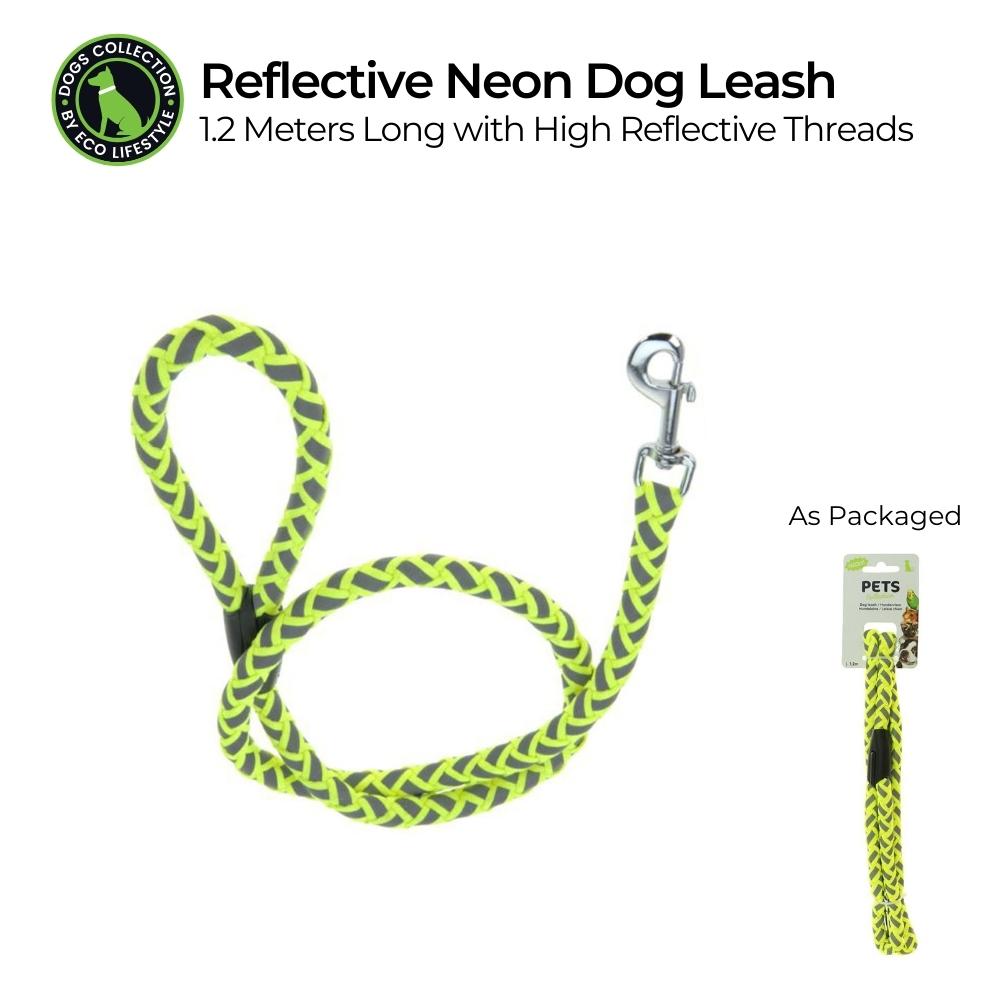 Dog Leash - Neon Reflective Colour - 1.2m