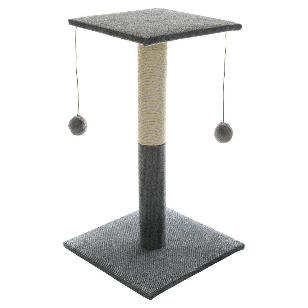 Soporte para árbol rascador para gatos con 2 bolas - 60 cm 