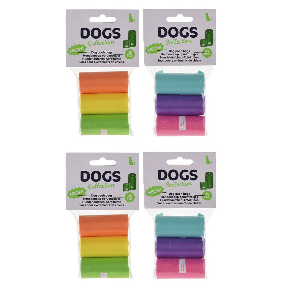 Pet Waste Bags Set - 4 Pack Bundle - 180 Pieces