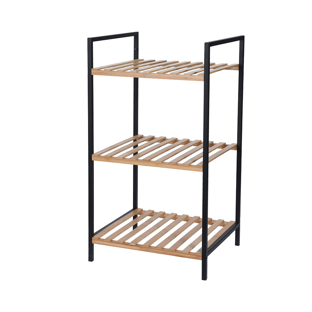 Bags Direct Eco-Friendly Standing Bamboo Wood Rack - 3 Shelves - 784500050