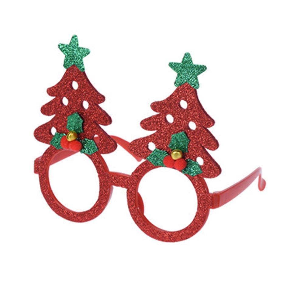 Montura de gafas ecológicas navideñas, juego de 2