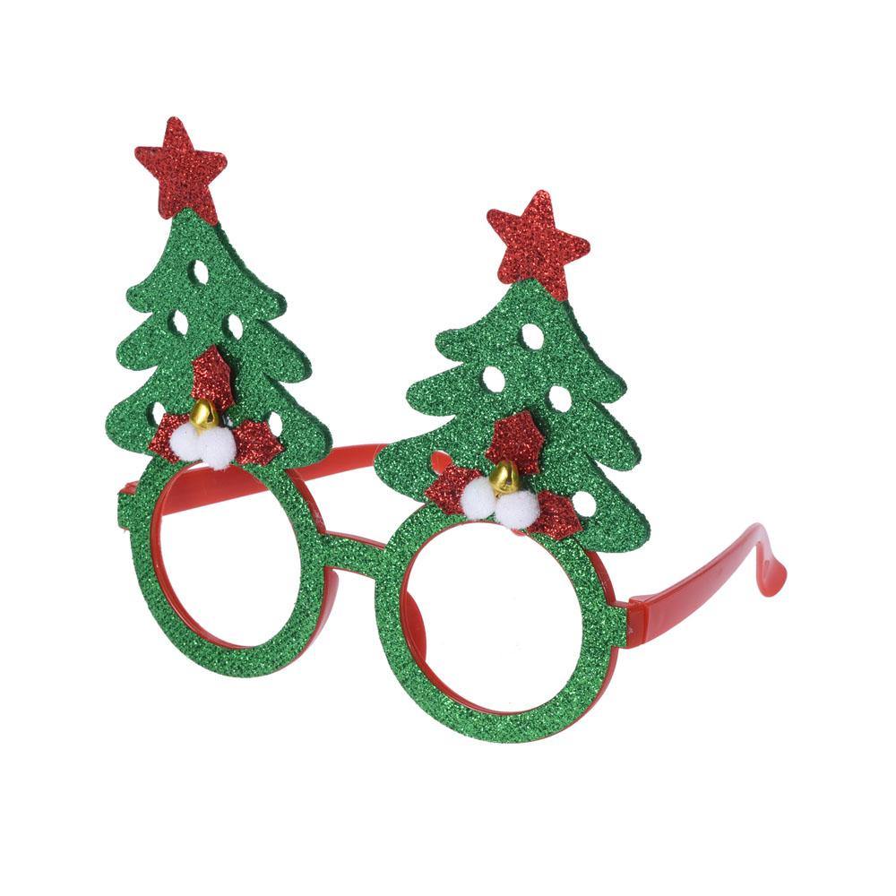 Montura de gafas ecológicas navideñas, juego de 2