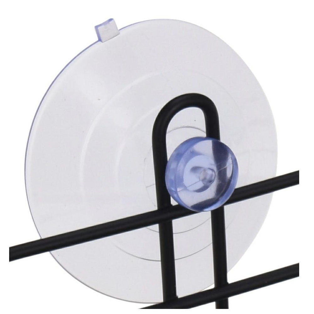 Metal powder coated bathroom rack with 2 suction cups and 1 tray with drainage holes. Keep all your shower and bath essentials tidy and organised from shampoo bottles, soaps, razors and cloths. Equipped with drainage holes. Ideal to use in the shower, bathtub or washbasin. Size: 20 x 20 x 8cm. Bags Direct wholesale online shop