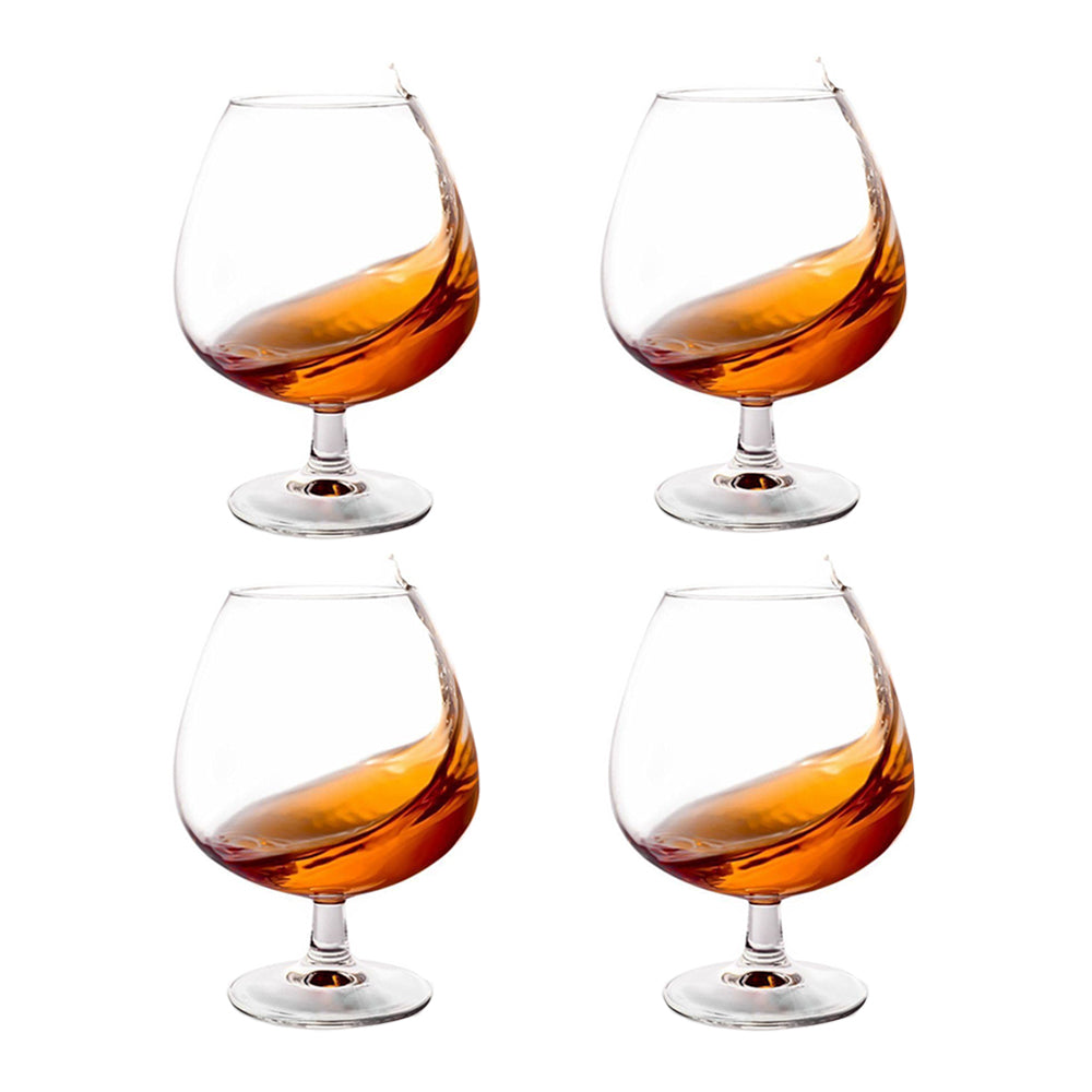 Cognac Drinking Glasses - Set of 4 Pieces - 350ml