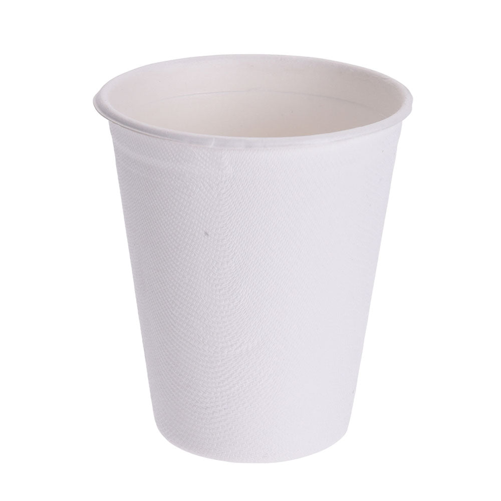 Sugarcane Cups Party Pack - 8 Pieces - 275ml - Eco-friendly & Biodegradable