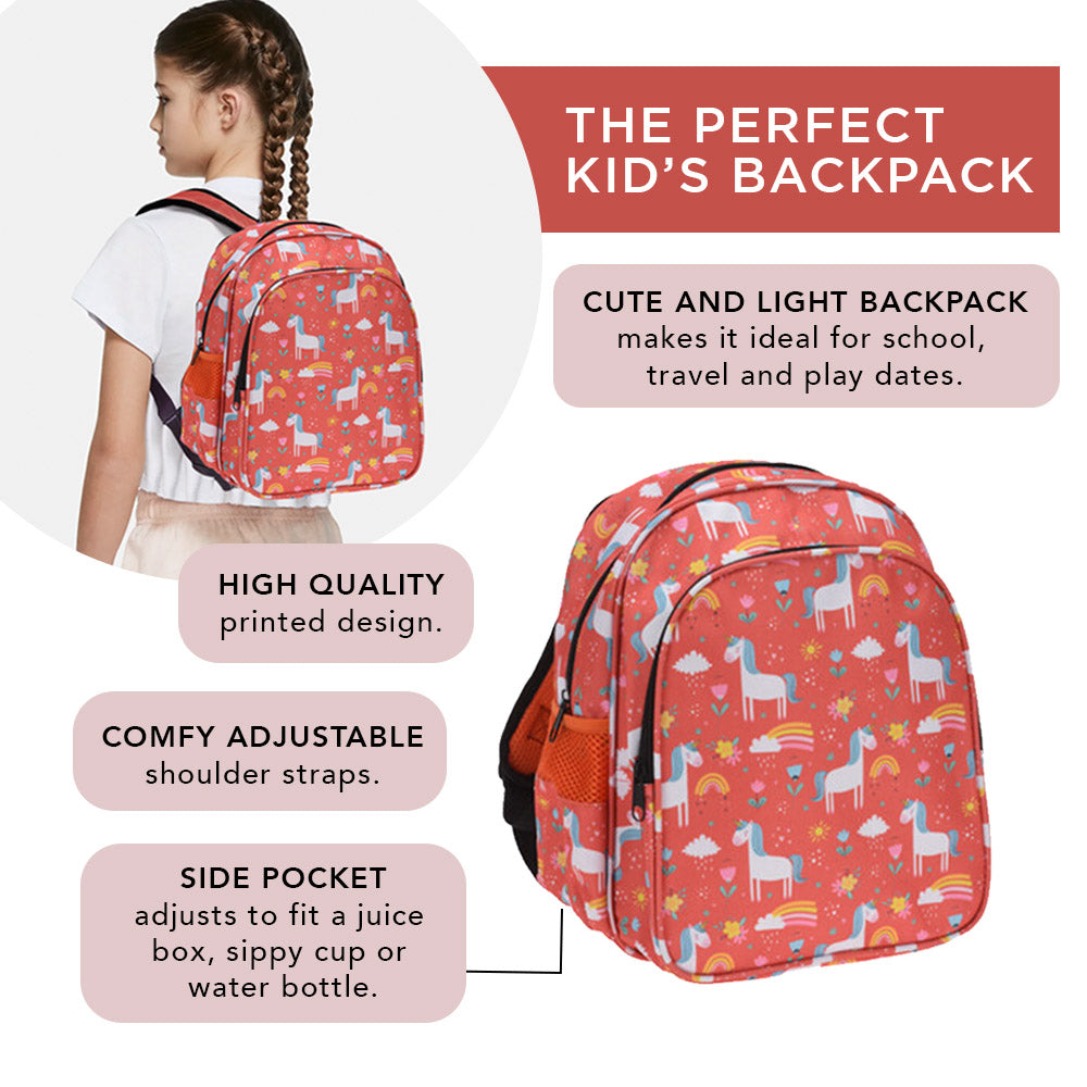 Diseño de mochila para niños - Diseño de unicornio