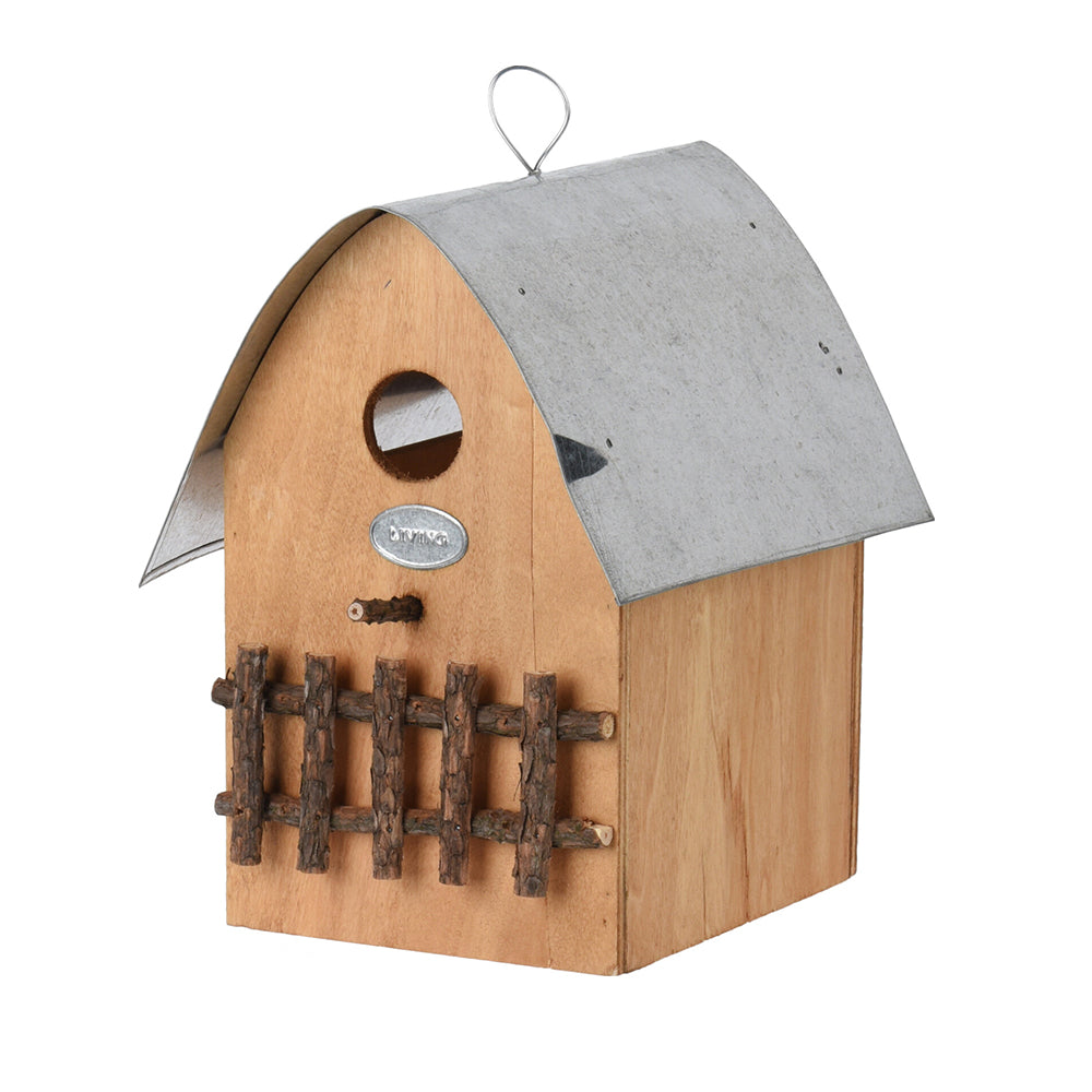 Bird House with Zinc Roof