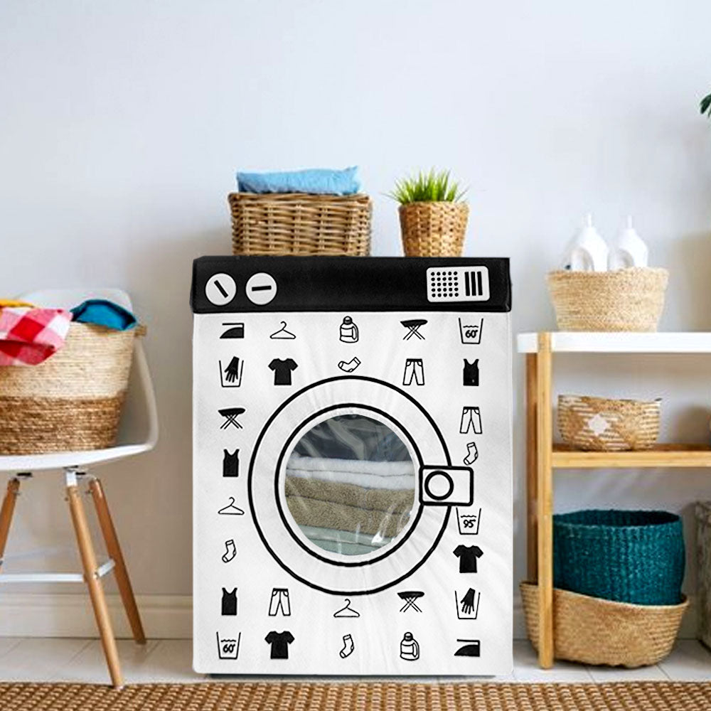 Laundry Basket - Washing Machine & Flatpack Design