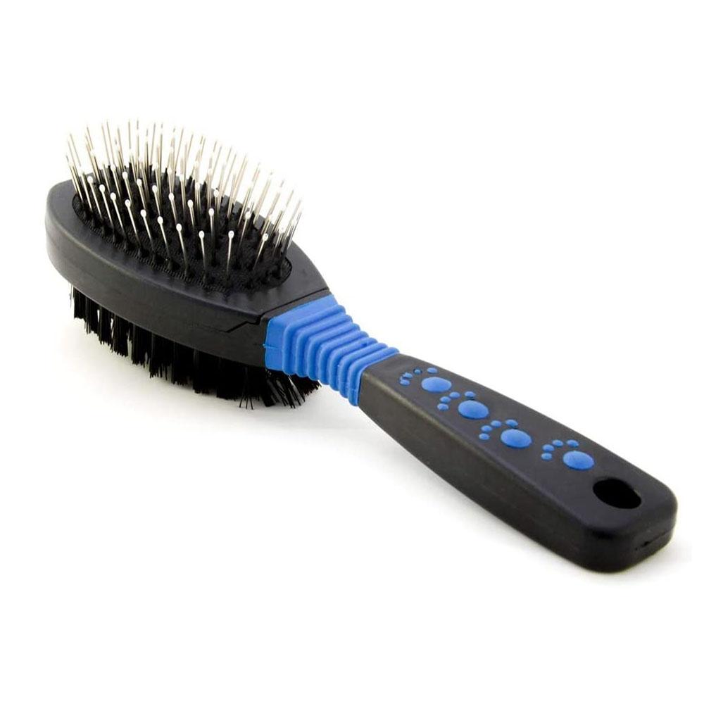 Pet Brush - Double Sided - Hard and Soft Bristles