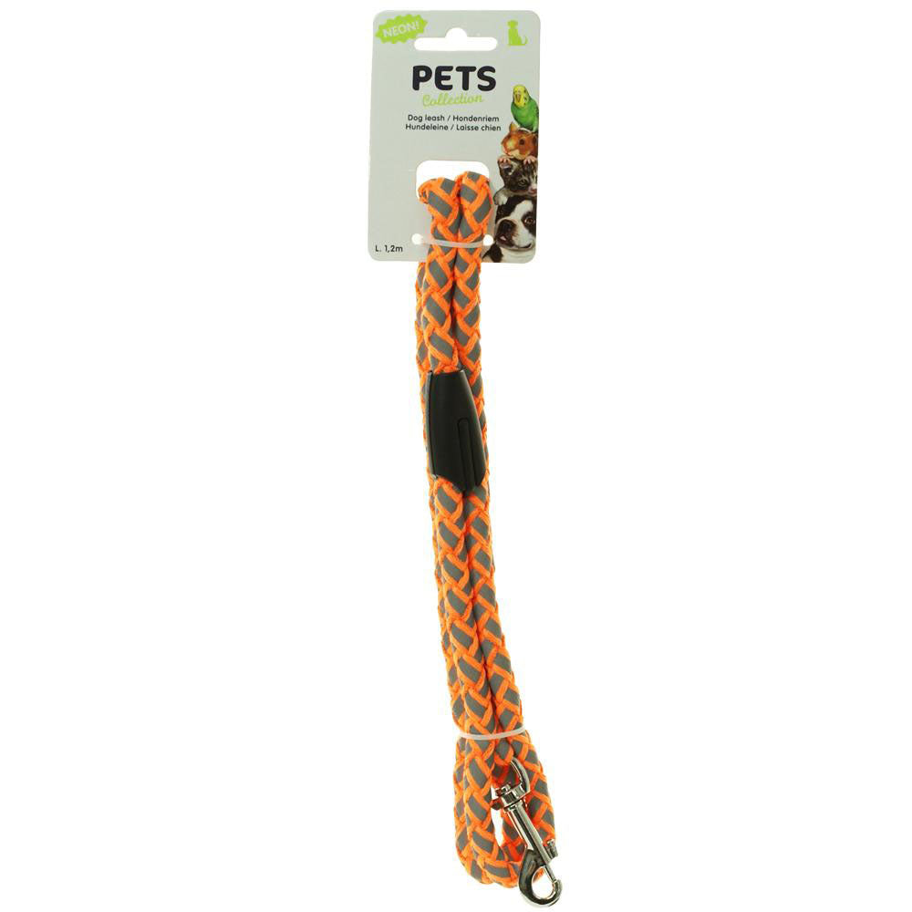 Dog Leash - Neon Reflective Colour - 1.2m