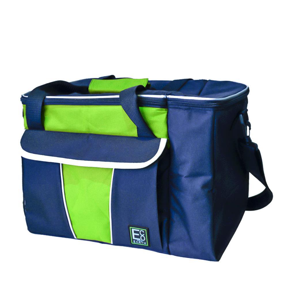 Bolsa térmica aislante con 2 bolsillos laterales y asas de transporte - 48 L 