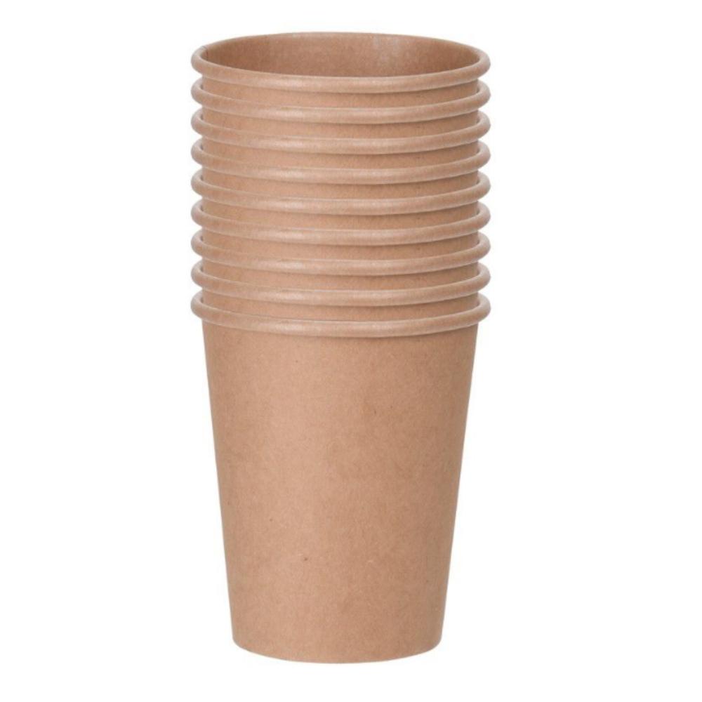 Vasos de Cartón Kraft - 30 Piezas - 250ml - Ecológicos 