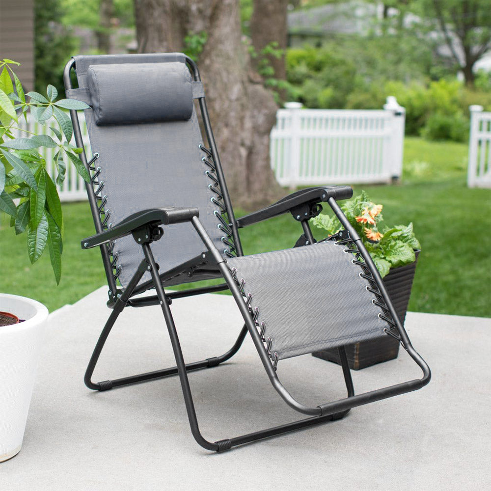 Chair Lounger - 6 Adjustable Positions - Foldable Design